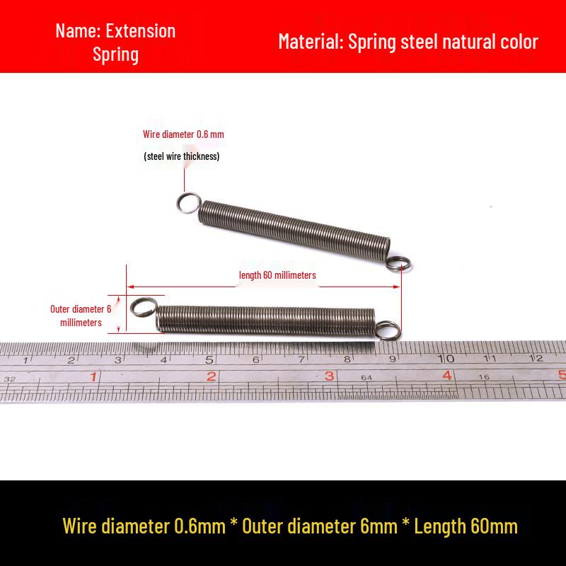 Stainless Steel Spring Hook for Microwave Oven Handle, Wire Diameter 0.6/0.7