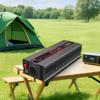 DATOUBOSS 3 kW Egyfázisú 12 V-ról 220 V-ra Inverter Átalakító Tiszta Szinuszos 1800 W 1500 W Napelemes Inverter EU Aljzatokkal USB Porttal