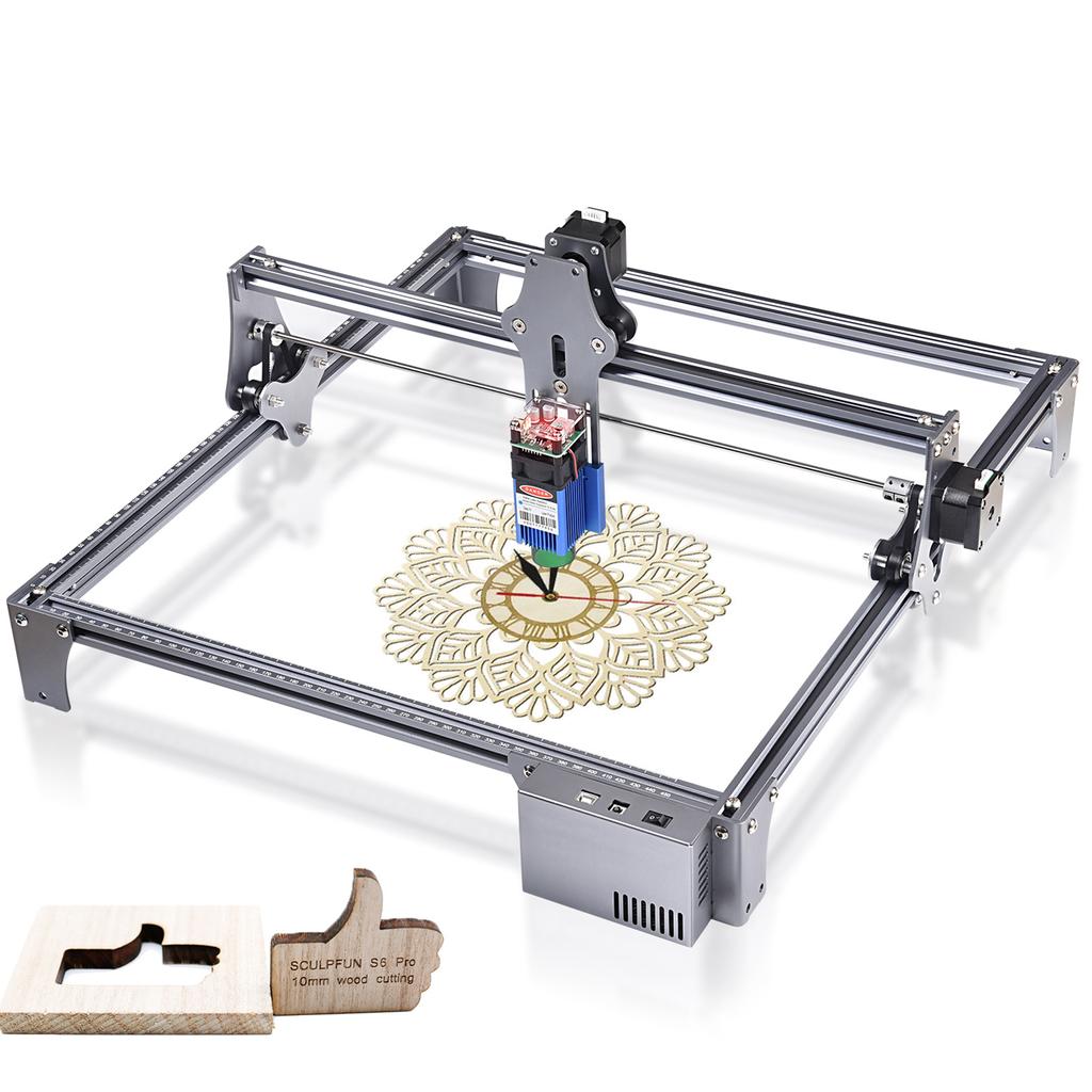 S6 Pro Laser Engraver Laser Engraving Cutting Machine for Wood PCB Board 60W