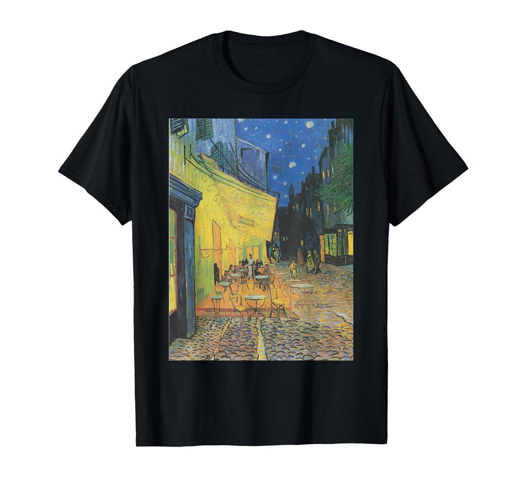 Cafe Terrace at Night by Vincent van Gogh T-shirt