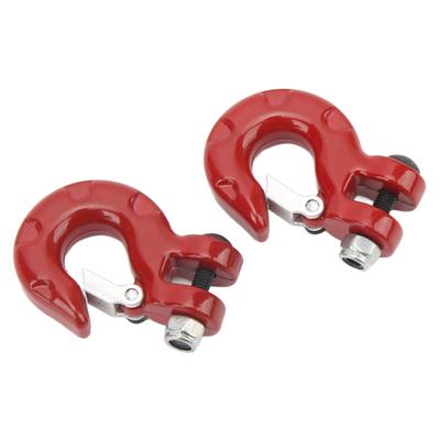 2PCS RC Tow Hook RC Simulation Climbing Car Zinc Alloy Tow Hook for 1:10   SCX10 for   D90 for  