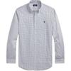 Polo Classic Fit Plaid Twill Cotton Long Sleeve Shirt Men Shirts 710954626-006