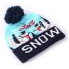 LED Knitted Christmas Hat Glowing Woolen Cap Colorful