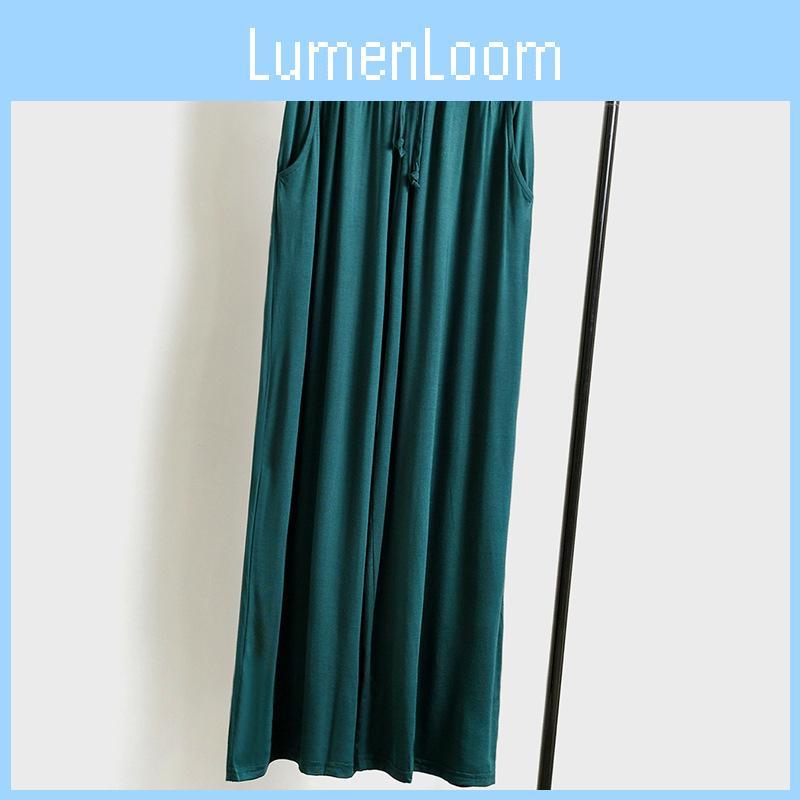 Women's High Waist Casual Wide Leg Pants Soft And Comfortable Modal Fabric Design