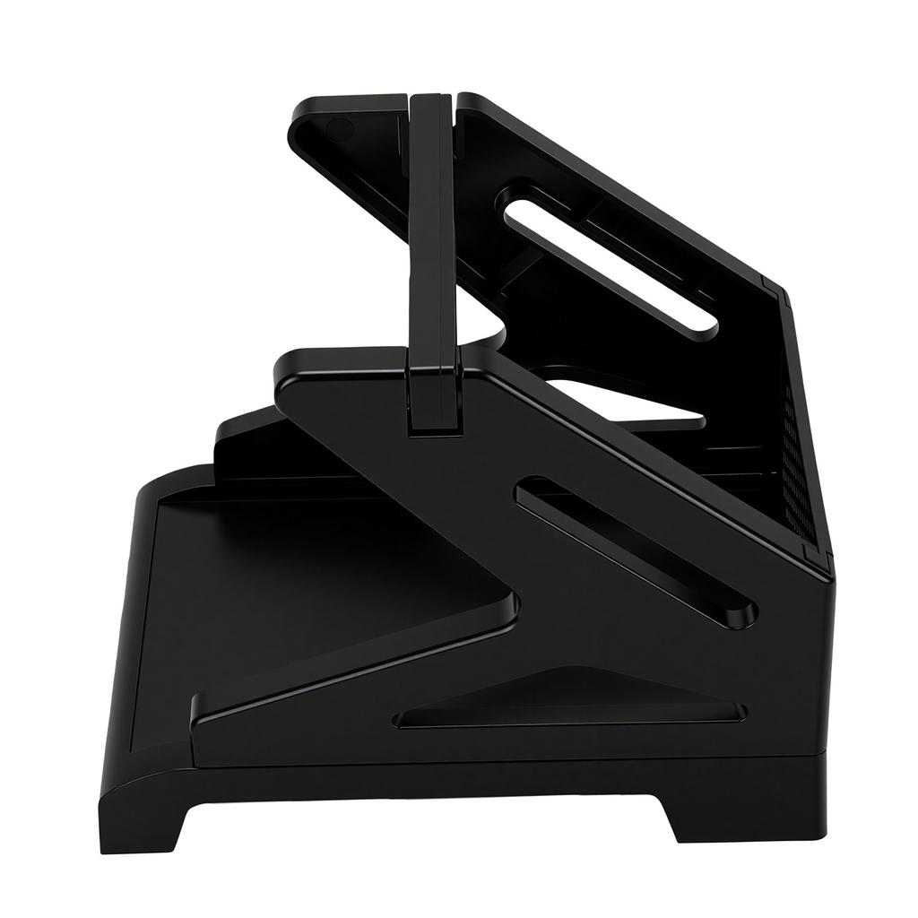 Label Holder for Rolls and Fan Fold Labels Compact Desktop Thermal Printer Label Stand