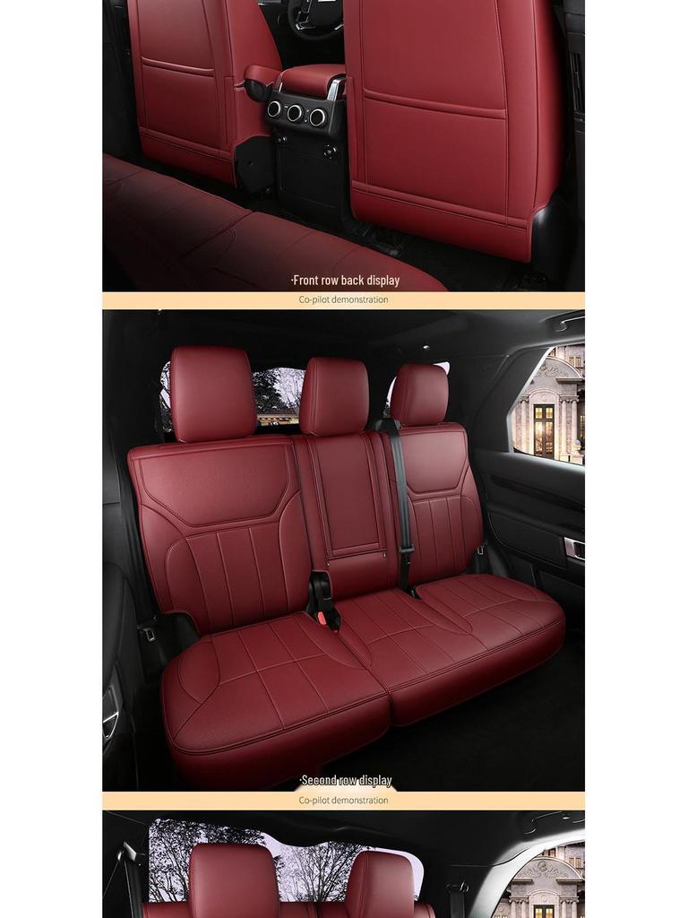 All-Season Universal Leather Seat Cover, Wear-Resistant, Full Coverage, Fits All Car Models