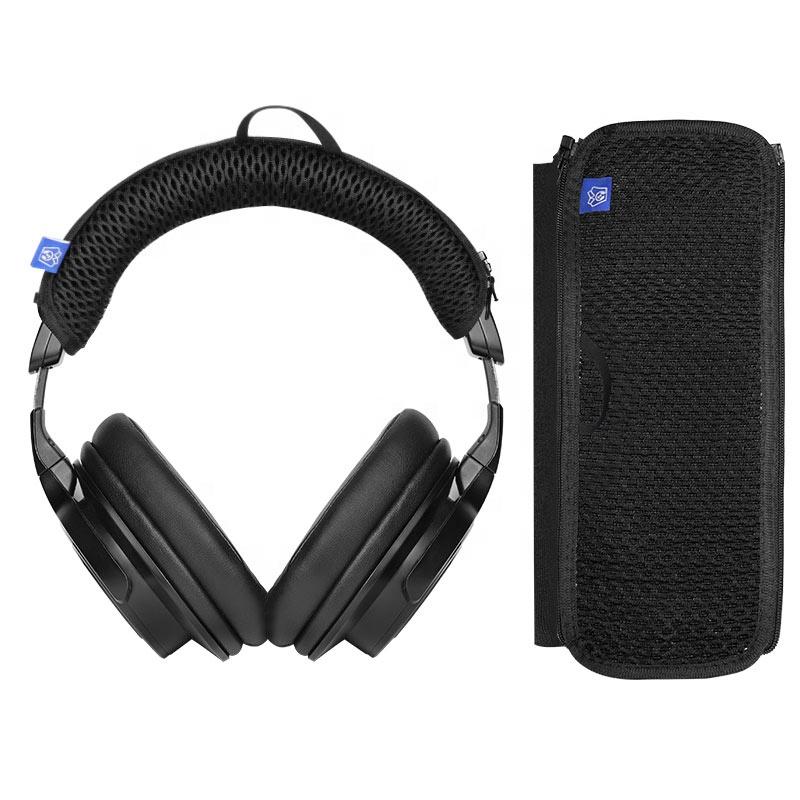 Universelles Wasserdichtes Atmungsaktives Baumwollgewebe Netz-Kopfhörer-Kopfbügel-Abdeckung Ersatz für Audio Technica WS990BT Größe 225x80mm