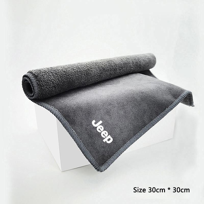 For Jeep Renegade Car Interior Cleaning Soft Brush Tool Dust Remover Suede Fleece Microfiber Wash Towel Car Cleaning Rag Cloth AMN1