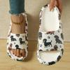 [Gemütliche Hausschuhe] Weiche Bequeme Cartoon Hunde Design Hausschuhe | Rutschfeste Langlebige Unisex Partner Pantoletten, Gemütliche Tierdruck Indoor Pantoletten