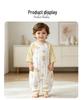 Summer Ice Cool Anti-Kick Split-Leg Sleeping Bag for Newborns - Lightweight and Comfortable