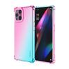 Clear Cute Gradient Phone Case Tenký odolný proti poškrábání Flexibilní TPU kryt Nárazuvzdorný ochranný kryt pro Oppo F9 F17 F19 Pro+ X2 Neo X3 X5 X6 X7 K11
