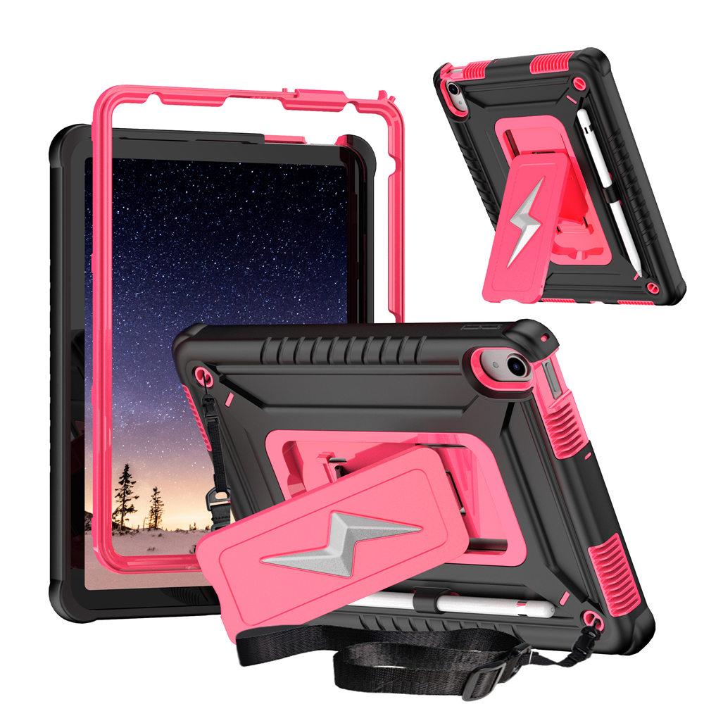 Pouzdro pro iPad A16 11. generace 2025, brnění, stojánek, odolné, pro iPad 10. generace 10,9" (2025), odolné, s popruhem