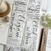 Big Title English Journal Washi Tape Sticker Character Decoration Base Background