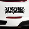 2 Pack 15x5cm JESUS Is My Savior Vinyl Sticker, Religious Waterproof Decal for Car Decoration Religious Items Embellishment
