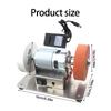 6000rpm Adjustable 100W Electric Benchtop Belt Sander For Metal Woodworking Polishing Tool Sharpening Projects