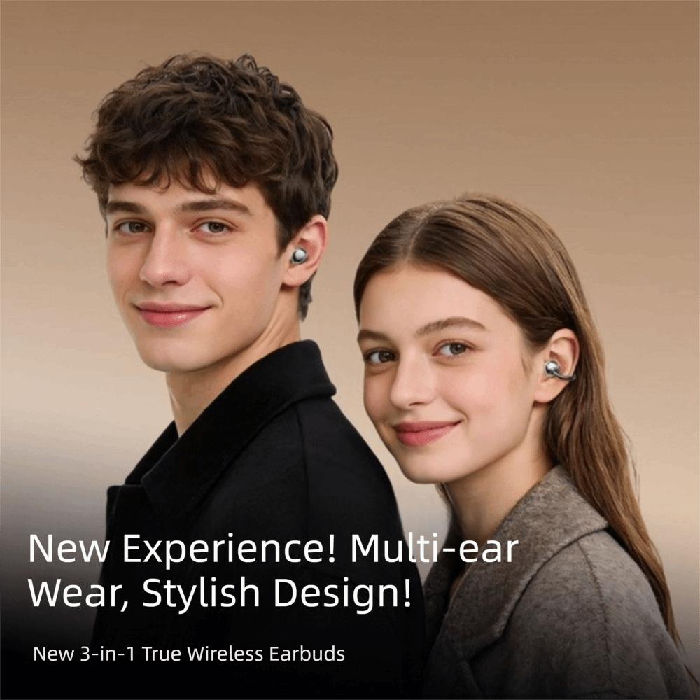 Semi-in-ear Wireless Earbuds Heavy Bass True Wireless Headphones New Bluetooth Earphones Sports