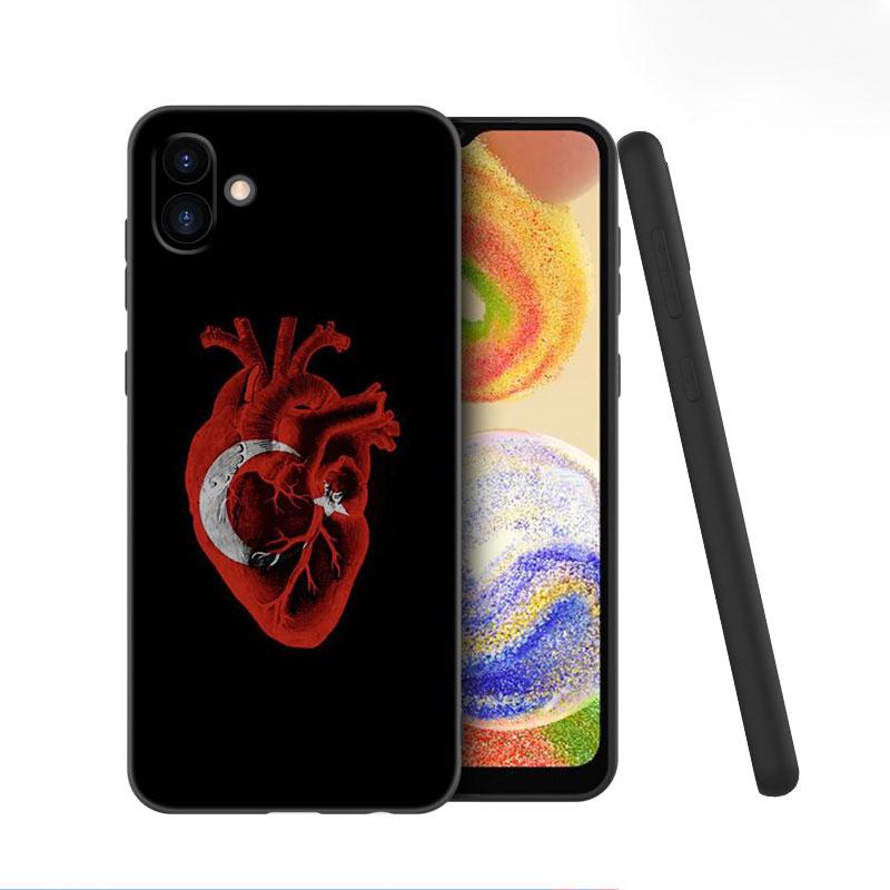 Turkey Turkish Flag Black Phone Case For Samsung Galaxy A01 A03 Core A04 E A02 A05 A10 A20 A21 A30 A50 S A6 A8 Plus A7 2018