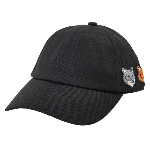 Maison Kitsuné Mens Double Fox Head Baseball Cap