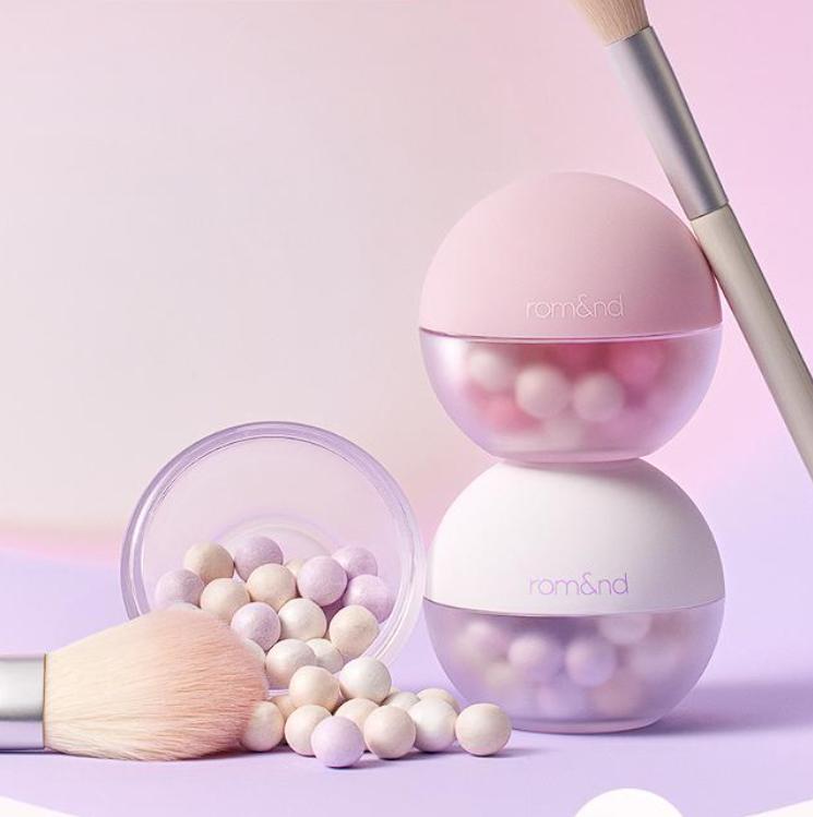 Rom&nd Sheer Pearl Glow Powder 15g – Radiant Finishing Powder (2 Colors)