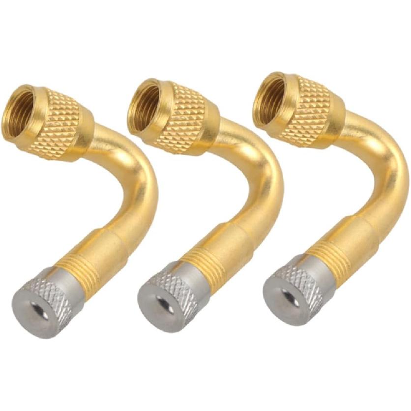 3pcs Tire Valve Extension Fitting Multi-Functional Valve Stem for Cars Motorcycles and Rvs and Easy to Use Tight Spaces