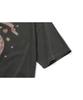 CPGN STUDIO Cat'S Ribbon Pigment Short Sleeve T-Shirt Smoke Black
