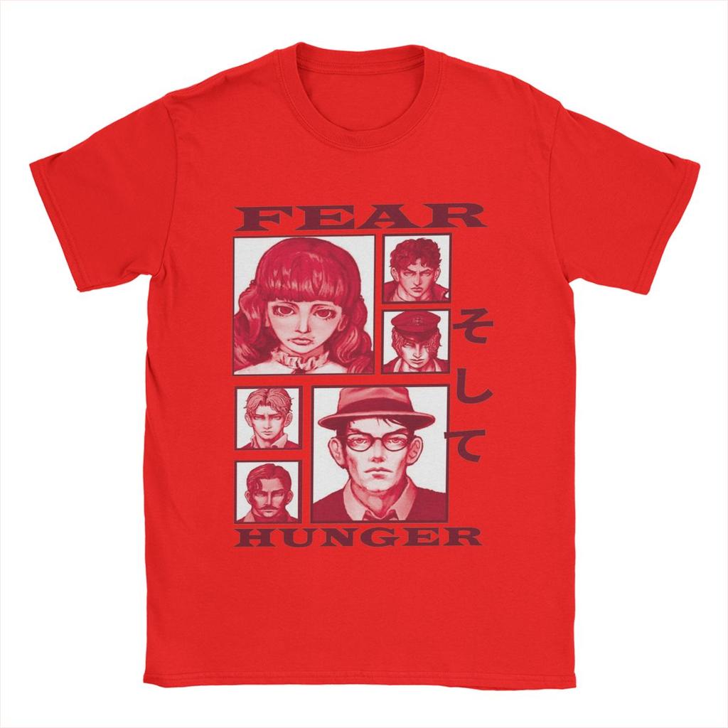 Fear And Hunger Indie Horror Men's T Shirts Funny Tees Short Sleeve Round Collar T-Shirt Pure Cotton Gift Idea Clothing