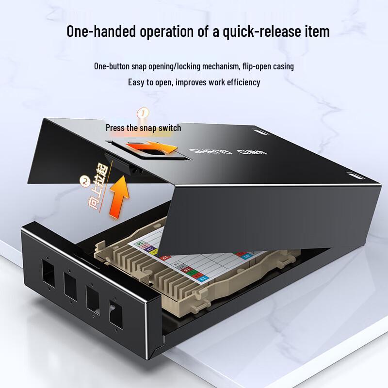 Shengwei 4-Port Mini Fiber Optic Terminal Box