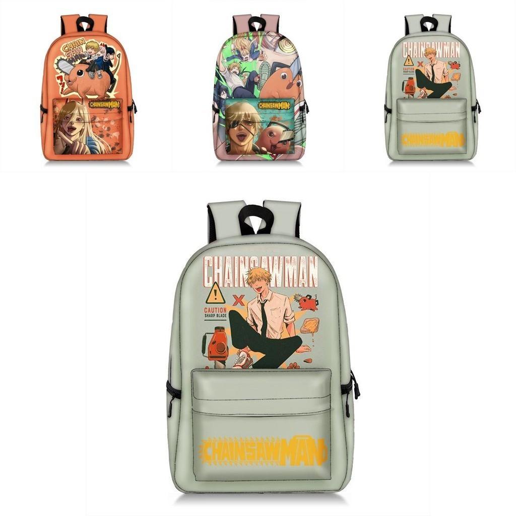 Stunning Child/adult Chainsaw Man Backpack Schoolbag Anime Bag