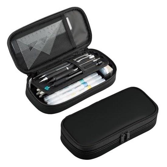 Kokuyo Pencil Case Nami Holder Pen Webre All Black AMF-VBF340D