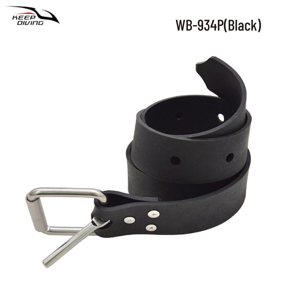 Adjustable Silicone Quick-Release Scuba Dive Belt with Lead Blocks