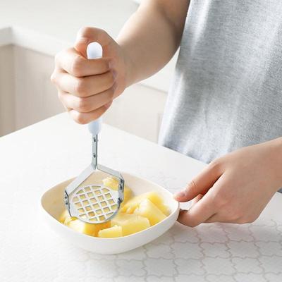 Ruční mačkadlo na brambory Melon Ovocné pyré Nerezový pěchovací talíř Brambory Zeleninový lis Drtič Kuchyňské pomůcky