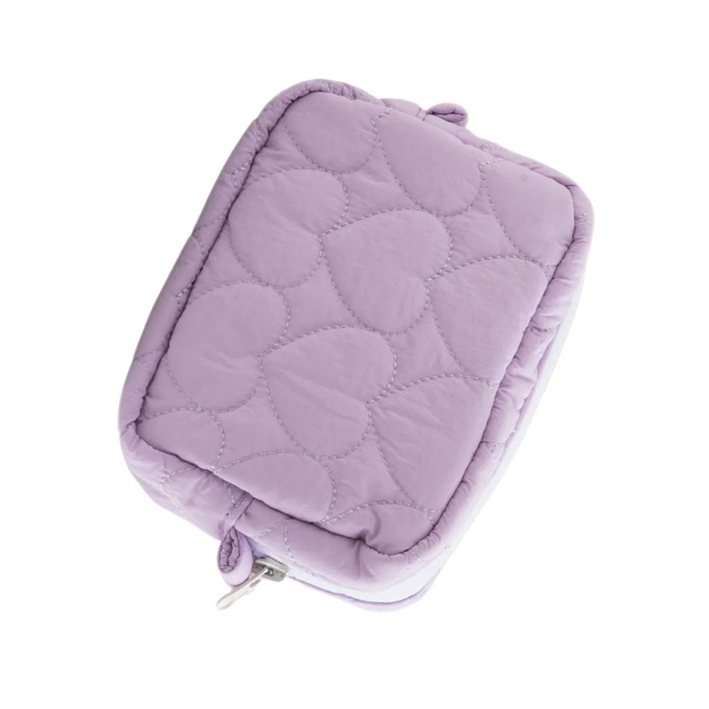 Lightweight Portable Storage Pouch With Smooth Zipper Lovely Travel Accessory Bag For Home Office And Travel Use