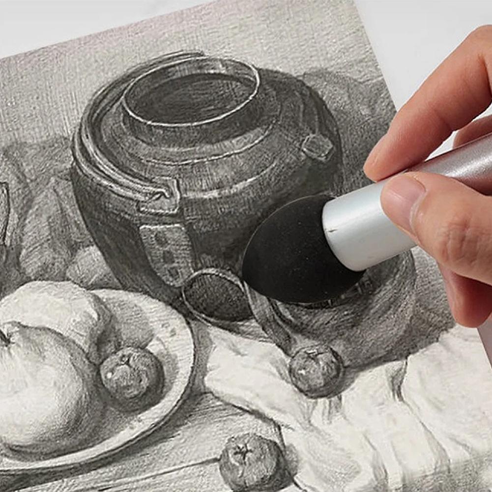 Künstler Verwischstift Auswaschbar Skizze Reibeschwamm Pinsel Wiederverwendbar Zeichenkunst Blender Korrigieren Aufhellen Highlight