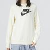 Nike Women's White Casual Pullover Crewneck Sweatshirt