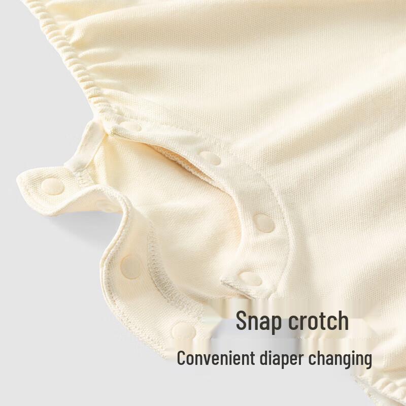 YEEHOO Baby Cotton Short-Sleeve Bodysuit