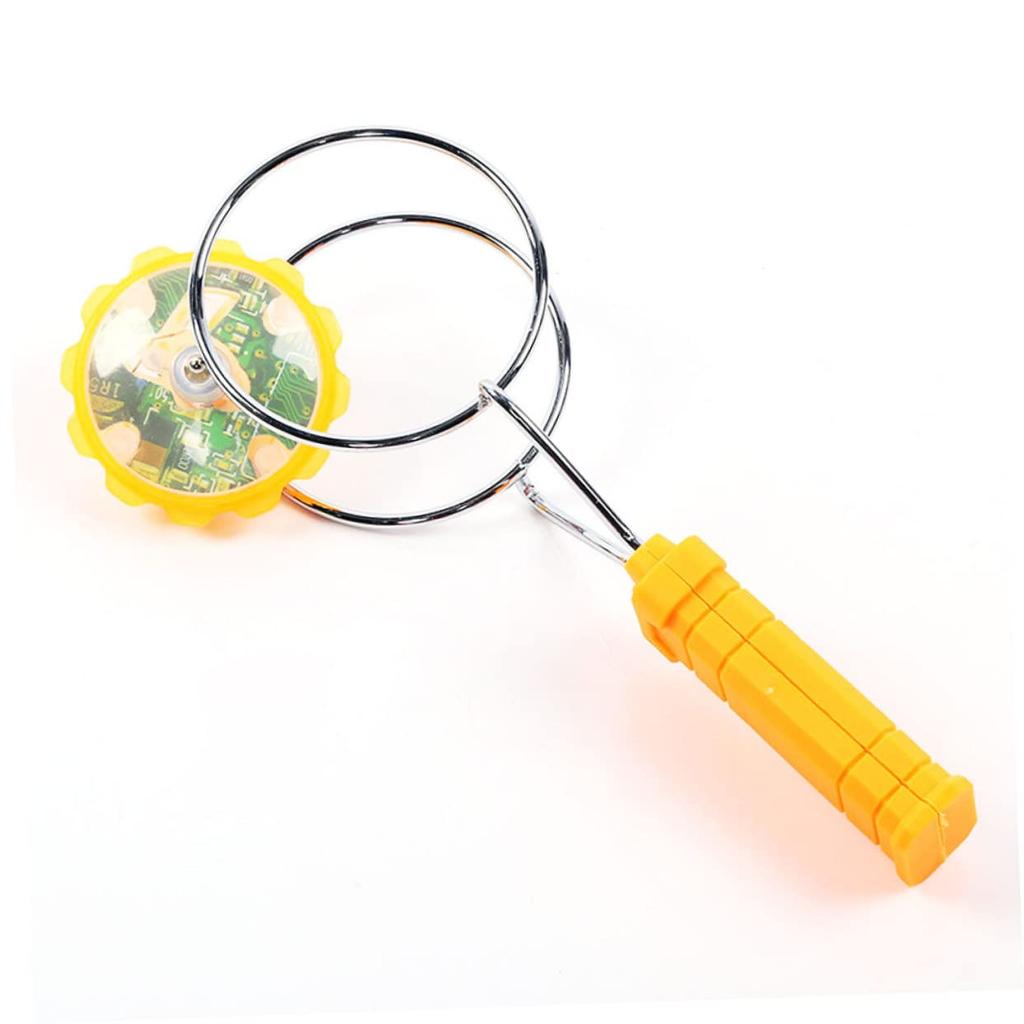 Lurrose Magnetic Gyro Wheels, Set of 2, Illuminating Toys, LED Spinning Tops, Kids Prizes, Festivals, Magic Wheels, Random Colors