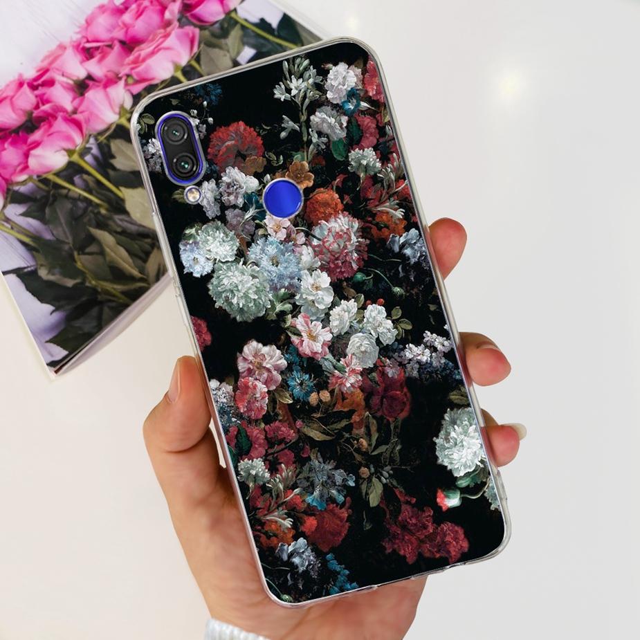 For Xiaomi Redmi Note 7 Pro Case Redmi7 Cute Panda Painted Cover Clear Silicone Soft TPU Phone Case For Redmi 7 Note7 Pro Bumper