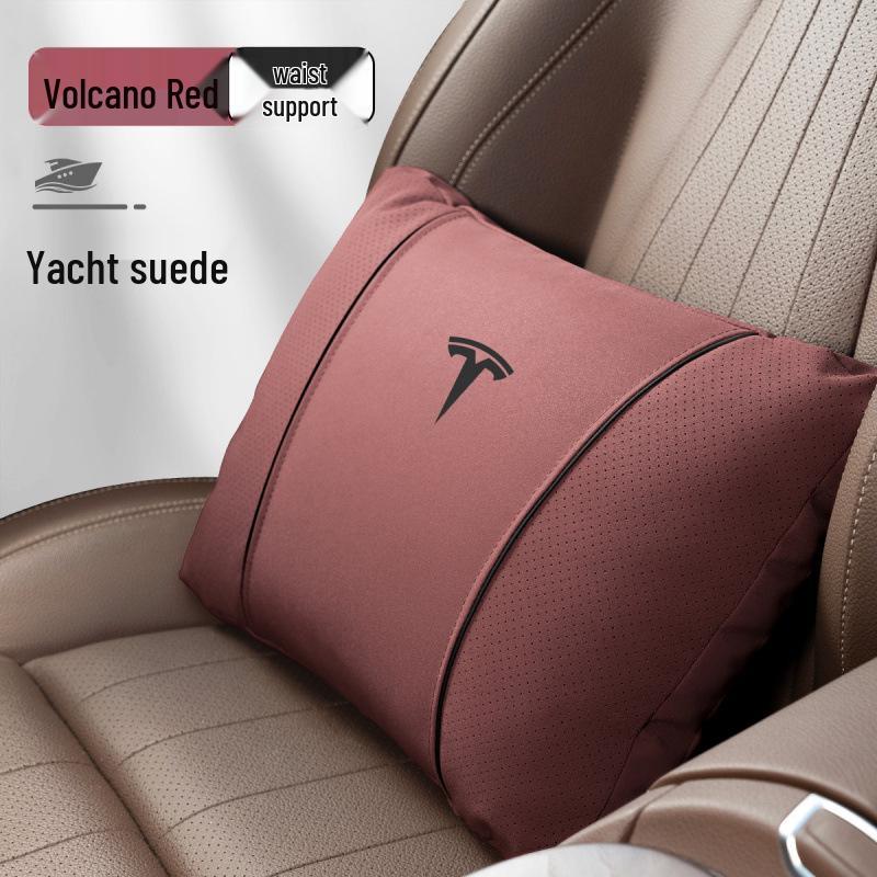 Headrest Cushion and Lumbar Support for Tesla Model 3/Y/S/X