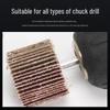 Sanding Head with Handle: Flap Wheel, Shaft Impeller, and Cylindrical Grinding Cloth