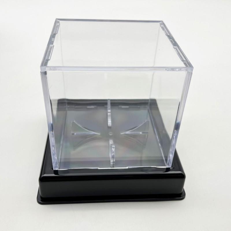 Baseball Display Box with Stand for Collection Use, Baseball Display Box Acrylic Clear Baseball Display Baseball Case