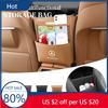 UEDKO1 Car Seat Middle Hanging Storage Bag Crevice Pocket Accessories For Benz W202 W212 W126 W140 W168 W177 CLS GLE GLC GLS CLA