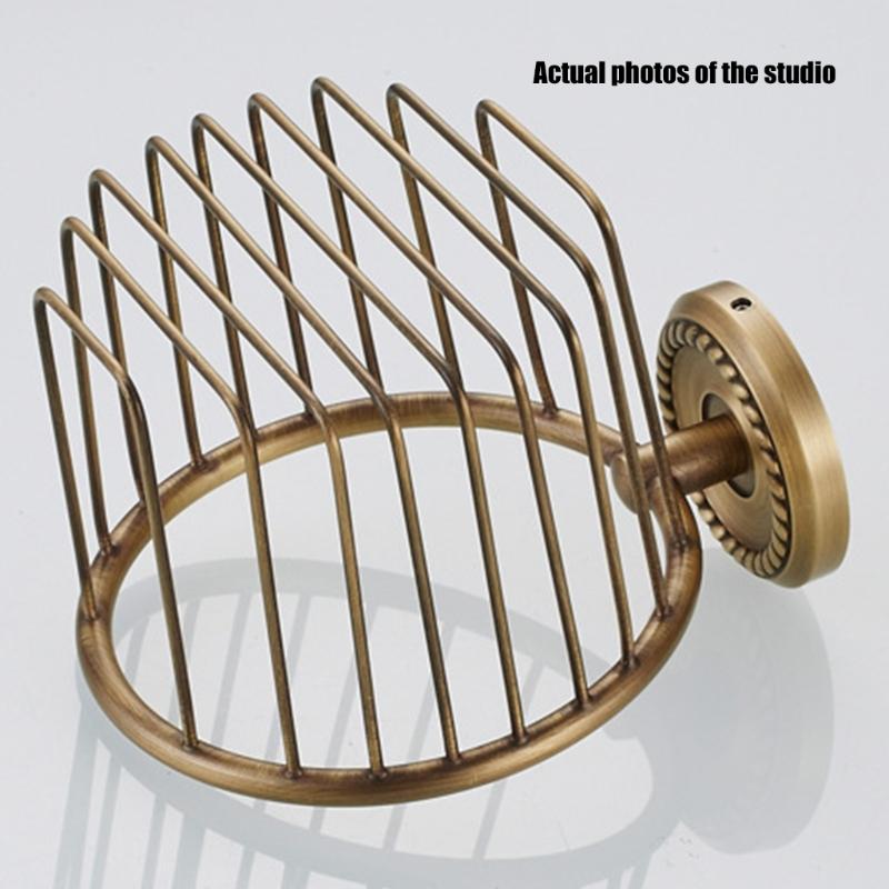 Wall Mounted Toilet Paper Dispenser Traditional Appearance Tissue Holders Simple Tool Without Assembly Bathroom Accessory