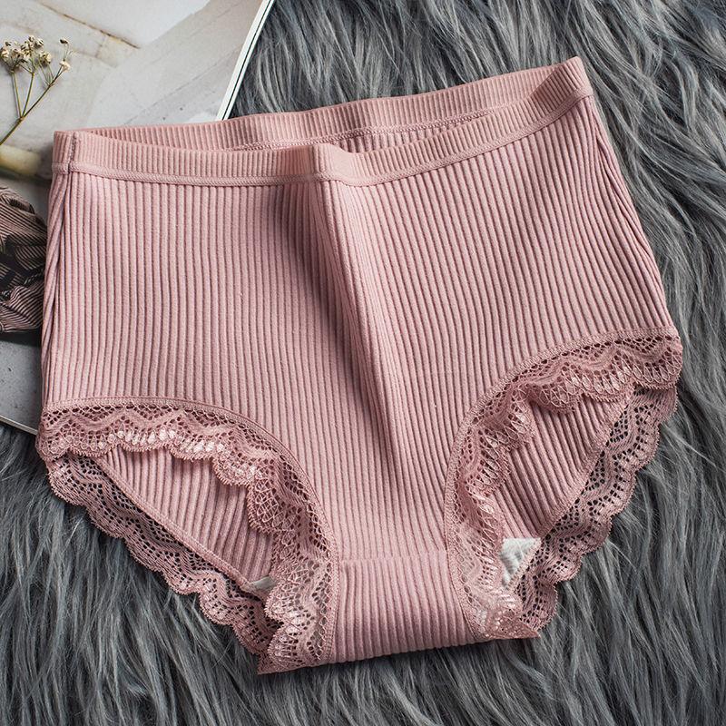 

1 упаковка трусиков с высокой талией, женские антибактериальные дышащие трусы из чистого хлопка, сексуальные женские трусы с подтяжкой живота и ягодиц XL розовый