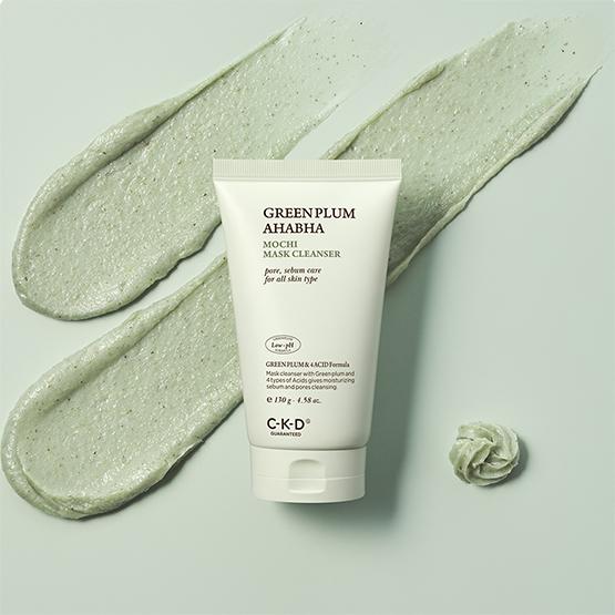 CKD Green Plum AHA BHA Mochi Mask Cleanser 150ml