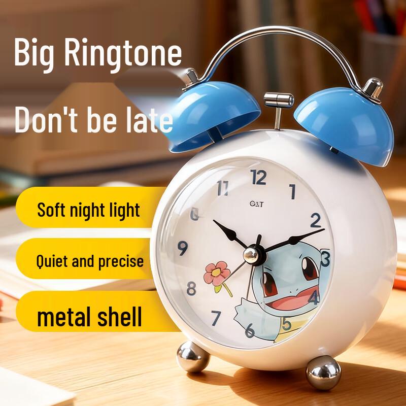 Children s Cartoon Luminous Loud Mechanical Alarm Clock
