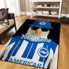 Brighton Hove Albion Custom Name Carpet Rug For Living Room Bedroom Home Sofa Decoration Kids Play Nonslip Floor Mat