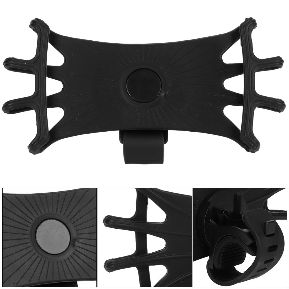 360 degrees Mobile Phone Holder Silicone for Bicycle Motorcycle Shockproof Bike Handlebar Stand Bracket