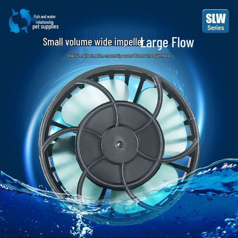Jiebao SLW Aquarium Wavemaker Pump - Ultra-Quiet, Smart Flow Control, Frequency Conversion for Marine Tanks