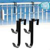 2Pcs Pool Pole Hanger Tool Organizer Metal Heavy Duty Rustproof Hooks for Poles Hanging