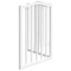 Vidaxl Cancello Pieghevole di Sicurezza per Cani, 3 Pannelli, Bianco, 150 cm